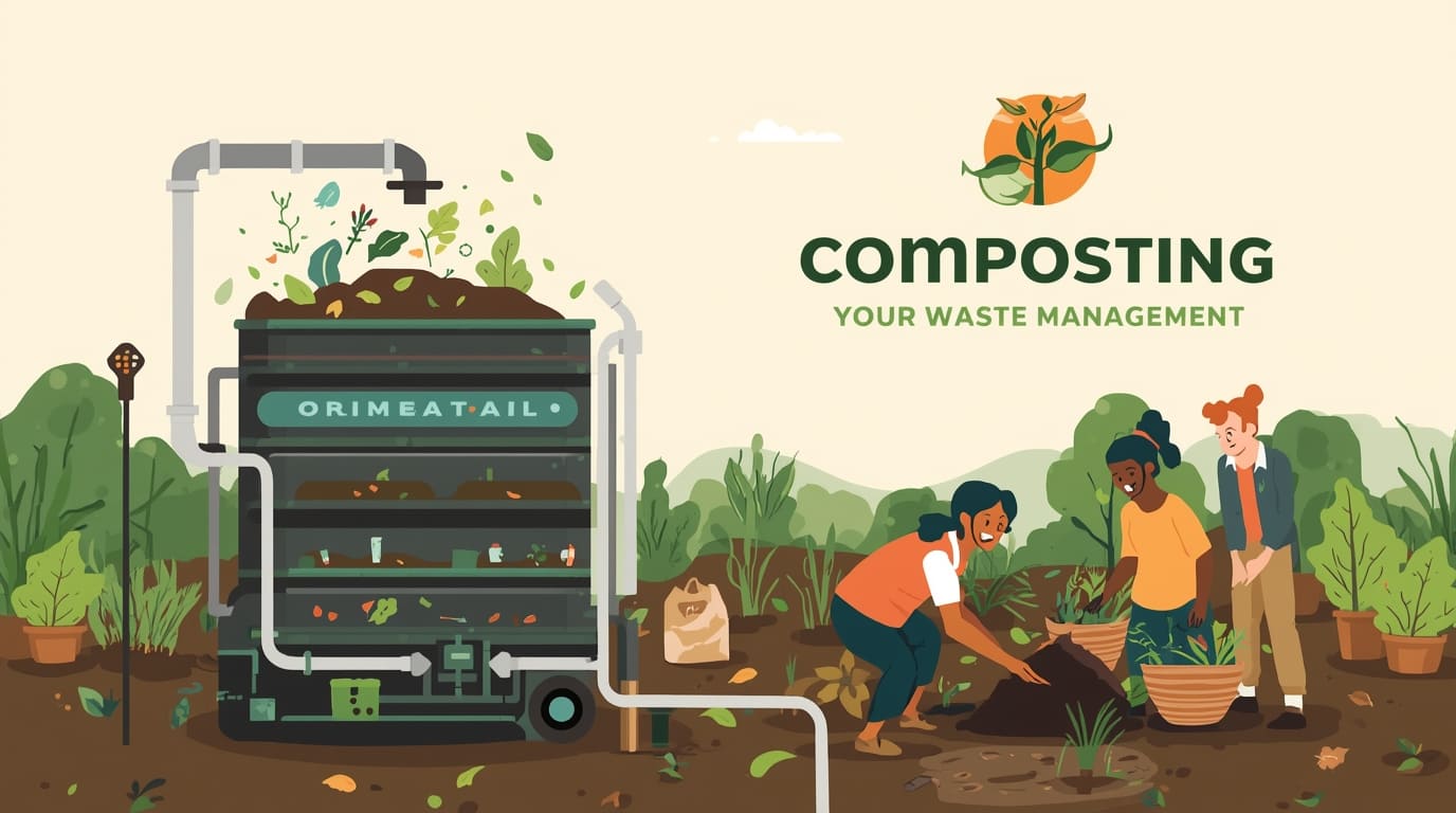 Composting system setup by Brizfrzorae
