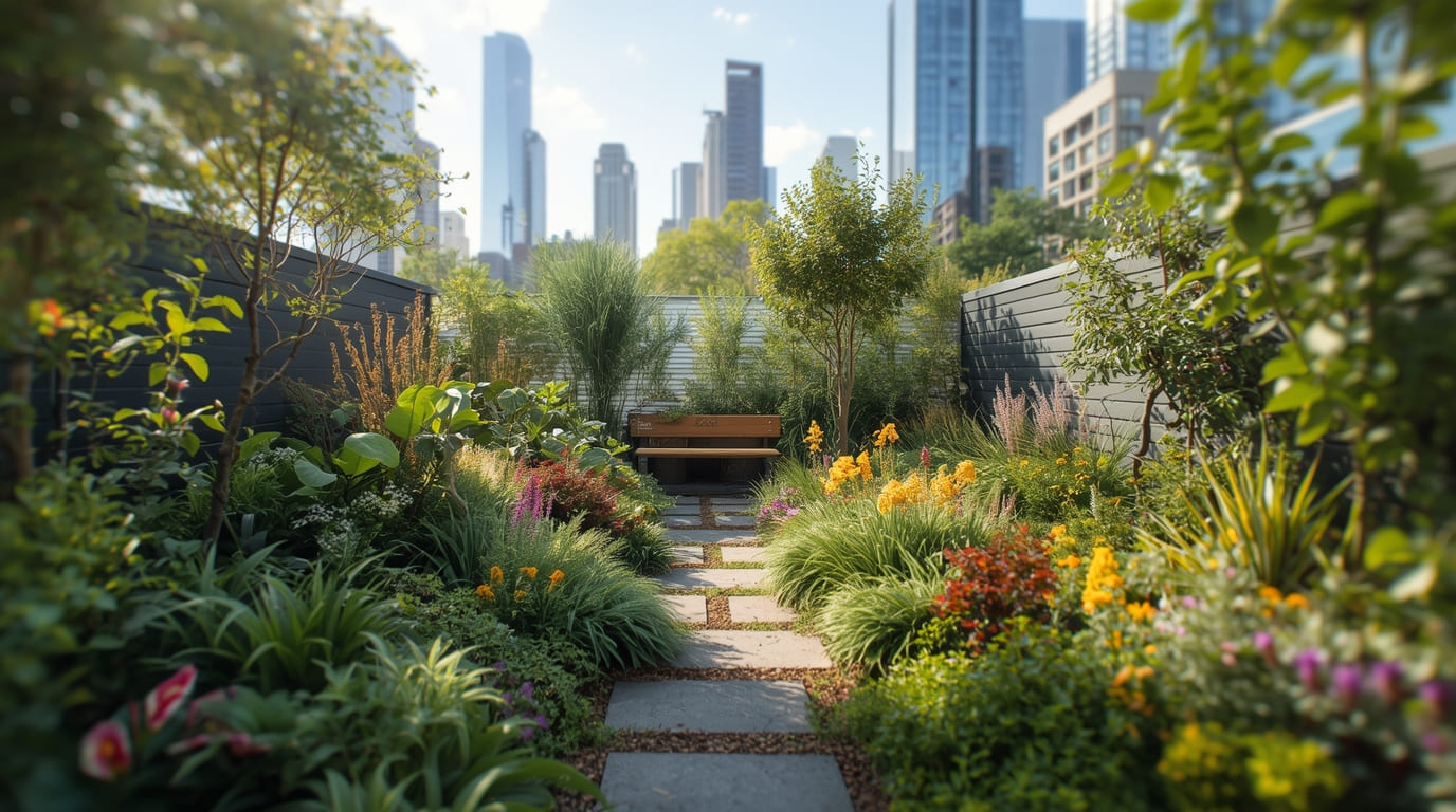 Sustainable urban garden designed by Brizfrzorae