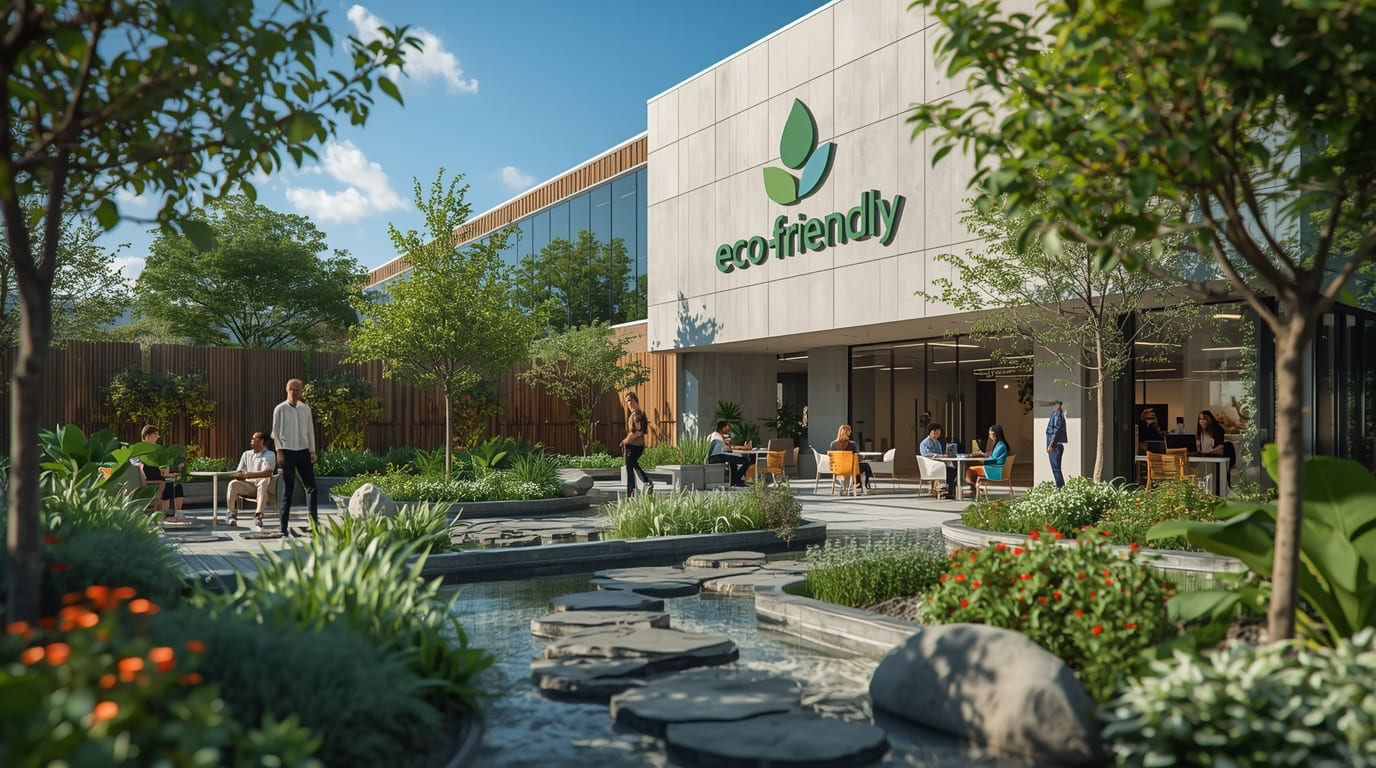 Commercial landscape design by Brizfrzorae